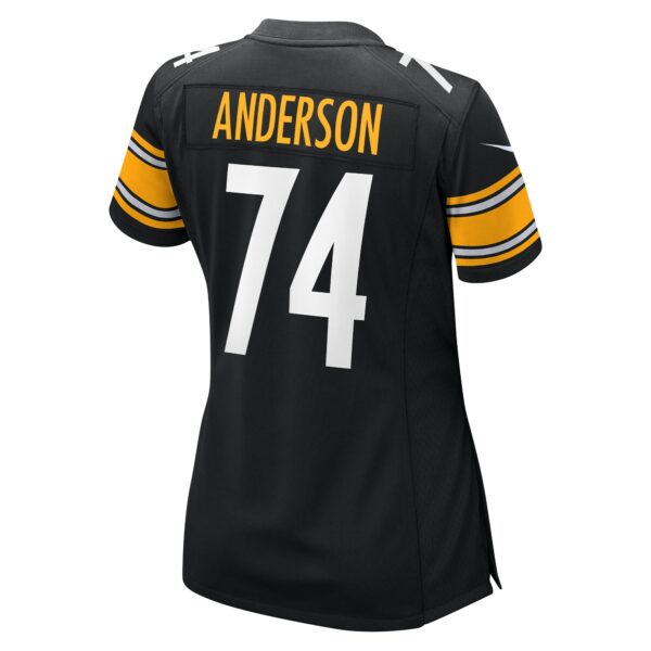 Women’s Pittsburgh Steelers Spencer Anderson Nike Black Game Jersey