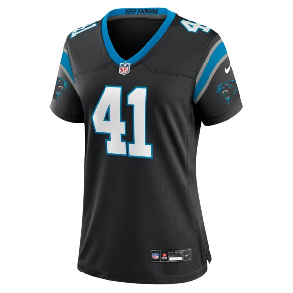 Women’s Carolina Panthers Spencer Brown Nike Black Team Game Jersey