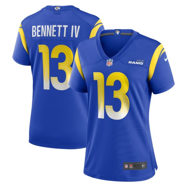 Women’s Los Angeles Rams Stetson Bennett Nike Royal Team Game Jersey