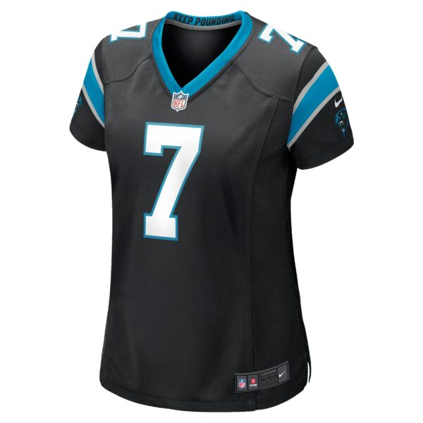 Women’s Carolina Panthers Steve Beuerlein Nike Black Retired Player Jersey