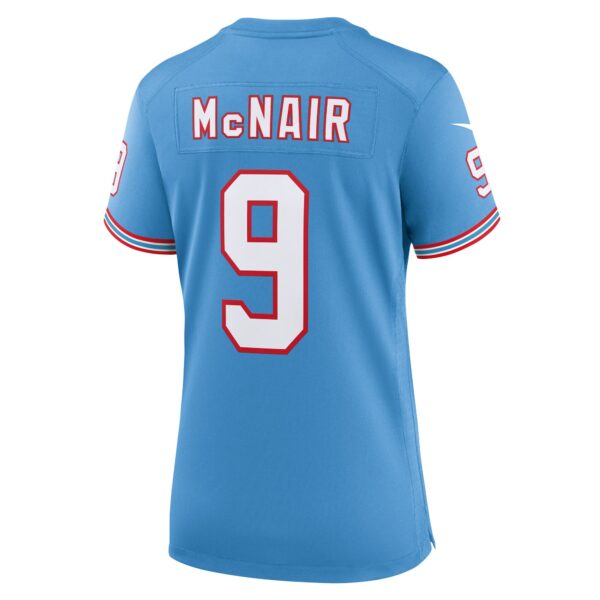 Women’s Tennessee Titans Steve McNair Nike Light Blue Oilers Throwback Retired Player Game Jersey