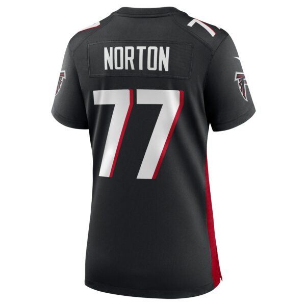 Women’s Atlanta Falcons Storm Norton Nike Black Game Jersey