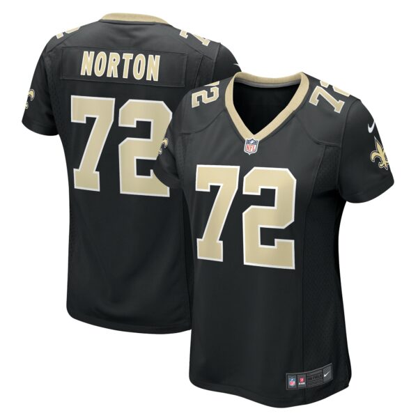 Women’s New Orleans Saints Storm Norton Nike Black Game Jersey