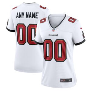 Women's Nike Tampa Bay Buccaneers White Custom Game Jersey