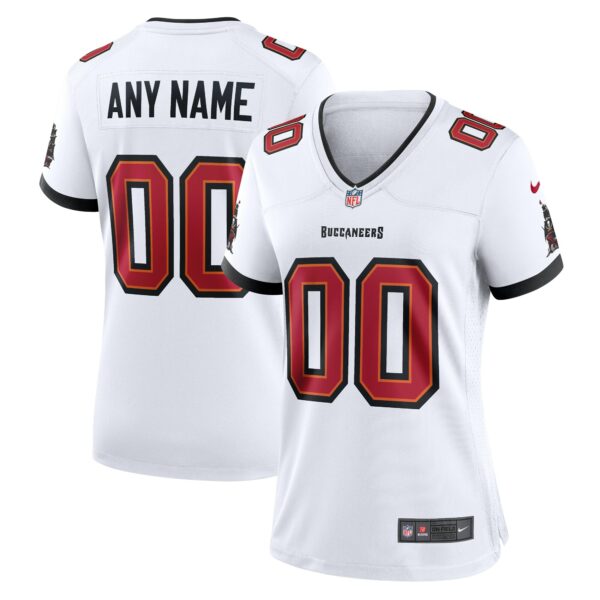 Women’s Nike Tampa Bay Buccaneers White Custom Game Jersey