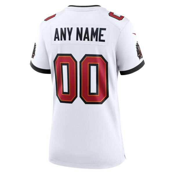 Women’s Nike Tampa Bay Buccaneers White Custom Game Jersey