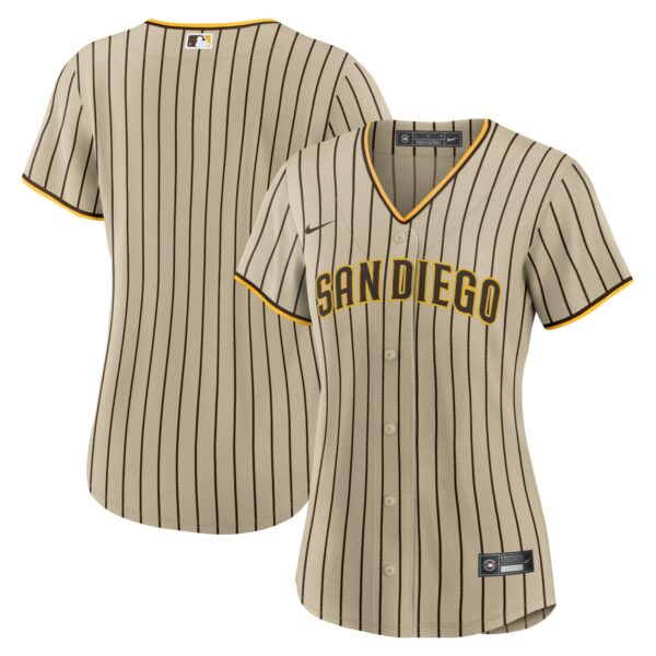 Women’s San Diego Padres Nike Tan Alternate Replica Team Jersey