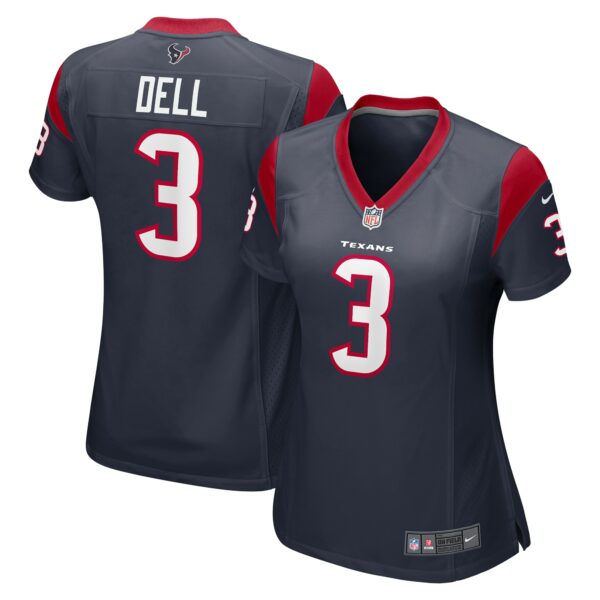 Women’s Houston Texans Tank Dell Nike Navy Player Game Jersey