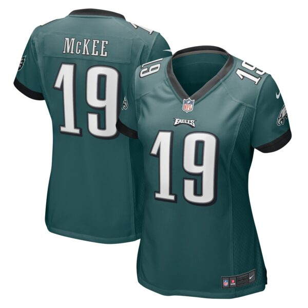 Women’s Philadelphia Eagles Tanner McKee Nike Midnight Green Team Game Jersey