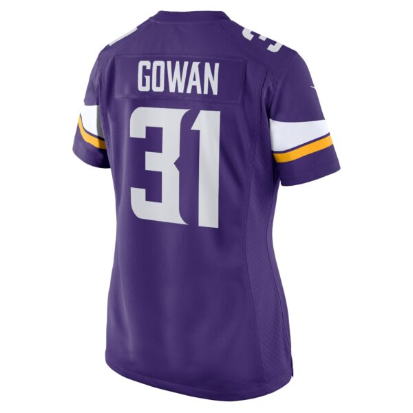 Women’s Minnesota Vikings Tay Gowan Nike Purple Home Game Player Jersey