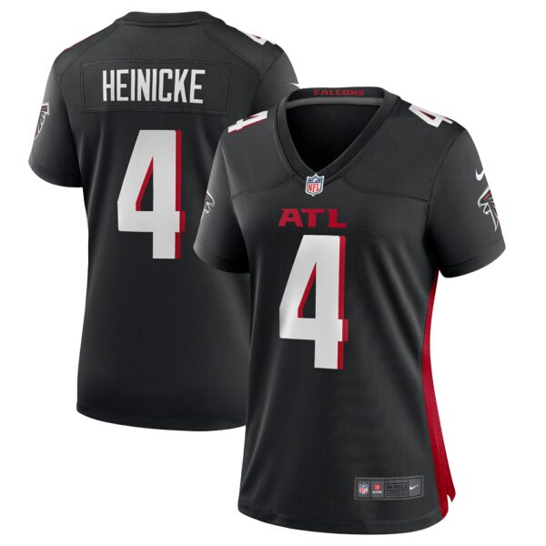 Women’s Atlanta Falcons Taylor Heinicke Nike Black Game Player Jersey