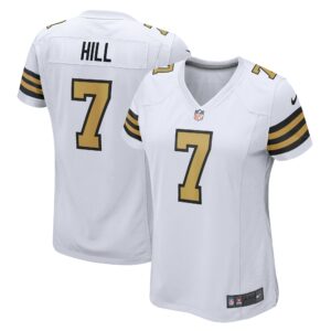 Women's New Orleans Saints Taysom Hill Nike White Alternate Game Jersey