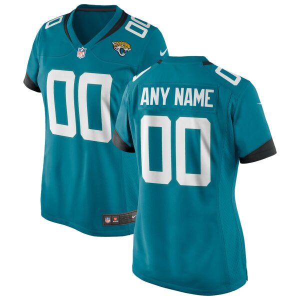 Women’s Nike Teal Jacksonville Jaguars Alternate Custom Jersey