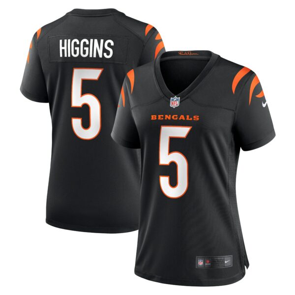 Women’s Cincinnati Bengals Tee Higgins Nike Black Game Player Jersey