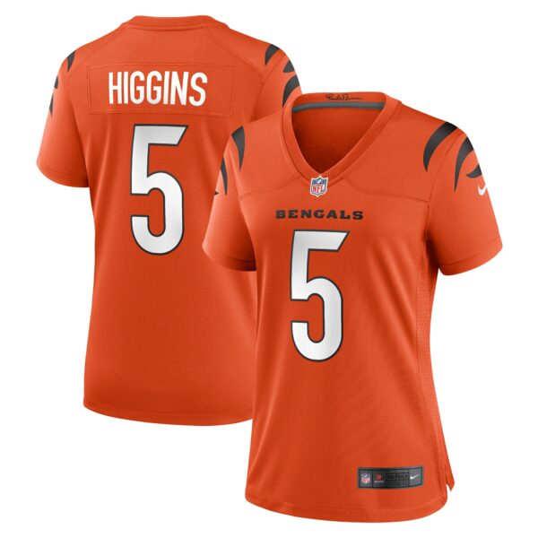 Women’s Cincinnati Bengals Tee Higgins Nike Orange Alternate Game Player Jersey