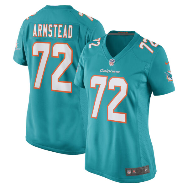 Women’s Miami Dolphins Terron Armstead Nike Aqua Game Jersey