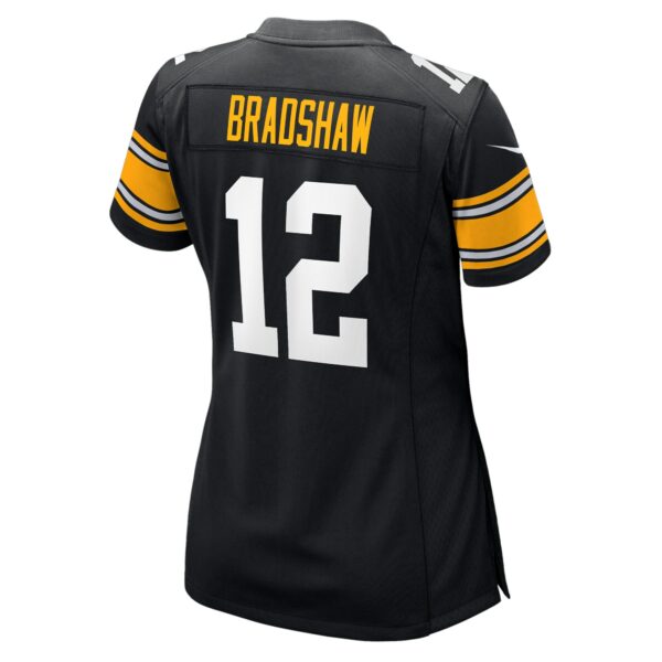 Women’s Pittsburgh Steelers Terry Bradshaw Nike Black Retired Player Jersey