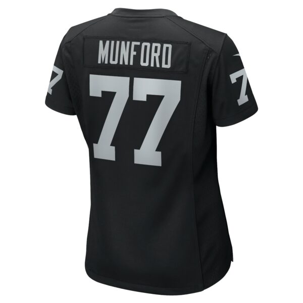 Women’s Las Vegas Raiders Thayer Munford Jr. Nike Black Team Game Jersey