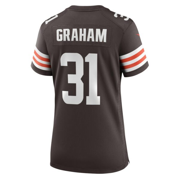 Women’s Cleveland Browns Thomas Graham Jr. Nike Brown Team Game Jersey