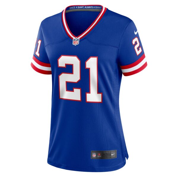 Women’s New York Giants Tiki Barber Nike Royal Classic Retired Player Game Jersey