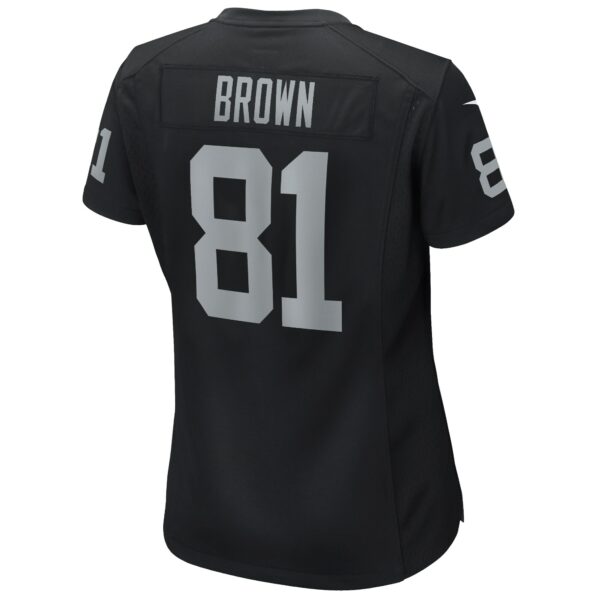 Women’s Las Vegas Raiders Tim Brown Nike Black Game Retired Player Jersey