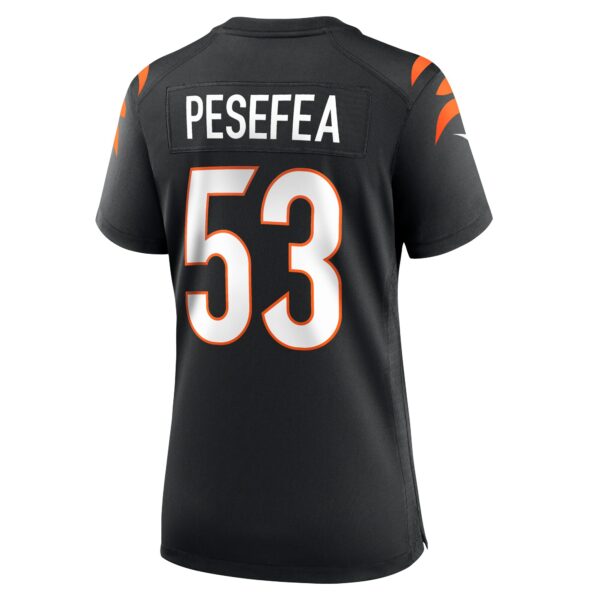 Women’s Cincinnati Bengals TJ Pesefea Nike Black Team Game Jersey