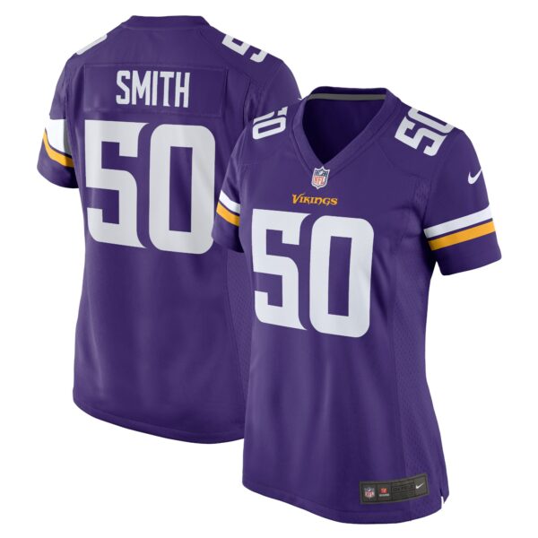 Women’s Minnesota Vikings TJ Smith Nike Purple Home Game Player Jersey