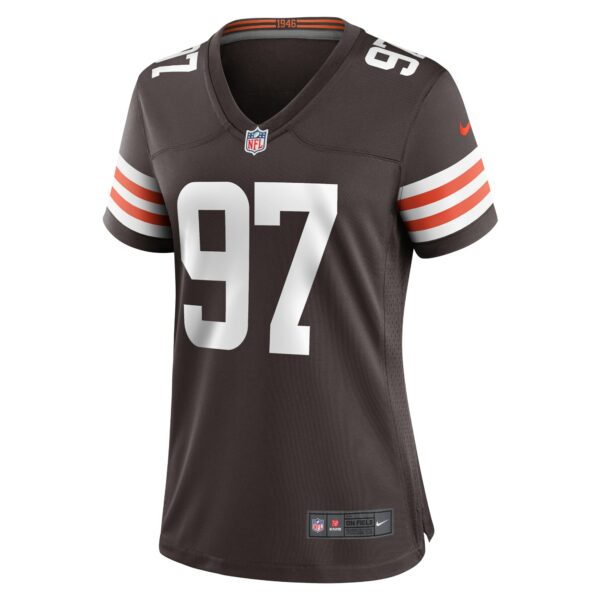 Women’s Cleveland Browns Tommy Togiai Nike Brown Game Jersey