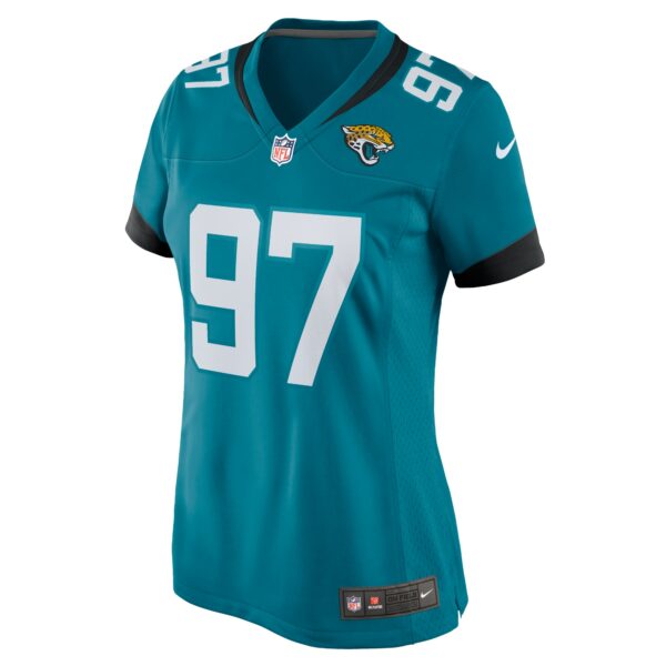 Women’s Jacksonville Jaguars Tommy Togiai Nike Teal Team Game Jersey