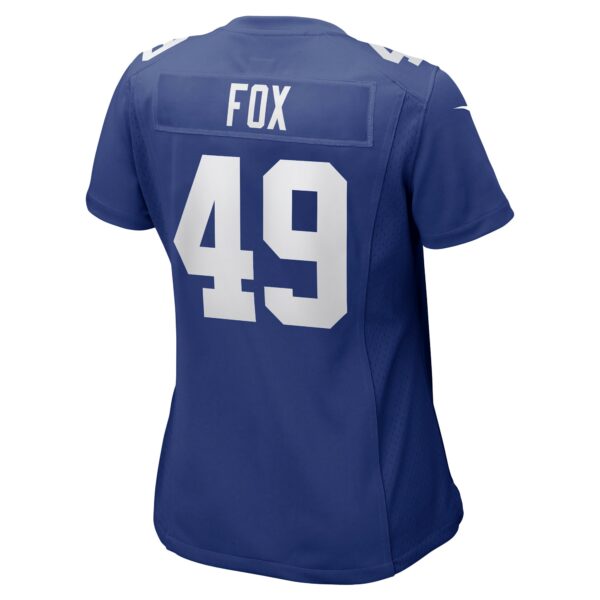 Women’s New York Giants Tomon Fox Nike Royal Game Player Jersey