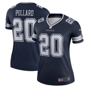 Women's Dallas Cowboys Tony Pollard Nike Navy Legend Jersey