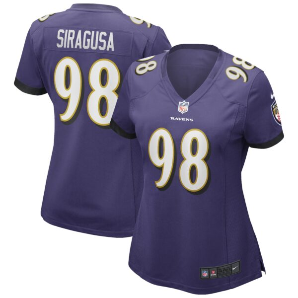 Women’s Baltimore Ravens Tony Siragusa Nike Purple Game Retired Player Jersey