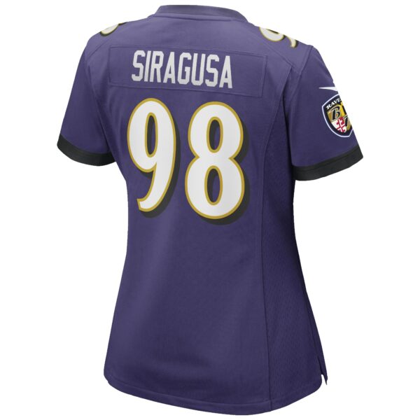 Women’s Baltimore Ravens Tony Siragusa Nike Purple Game Retired Player Jersey