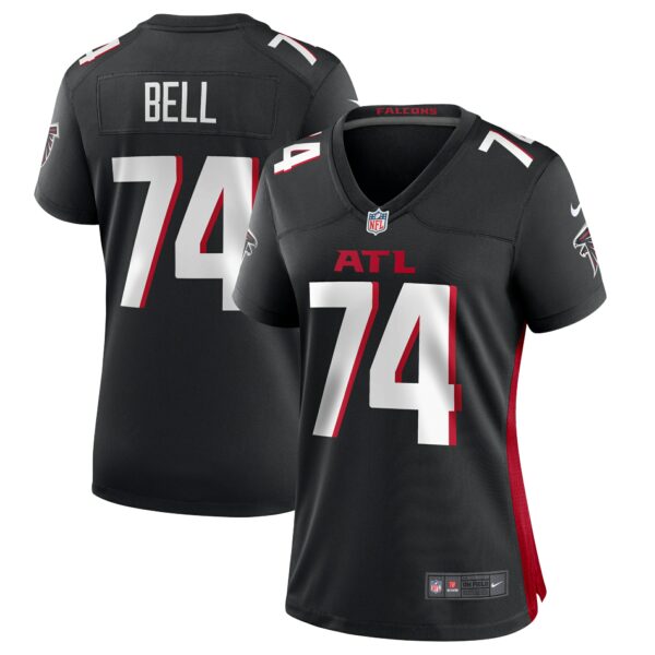 Women’s Atlanta Falcons Travis Bell Nike Black Team Game Jersey