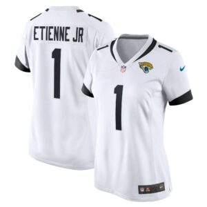 Women's Jacksonville Jaguars Travis Jr. Etienne Nike White Game Player Jersey