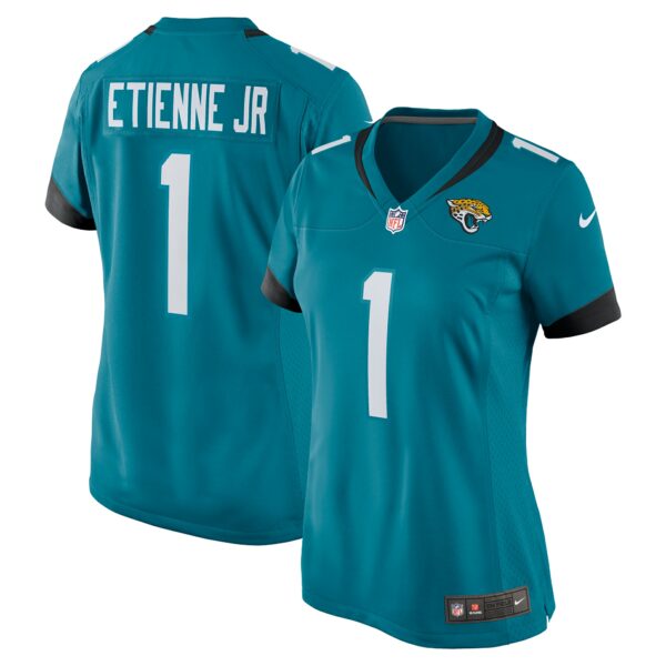 Women’s Jacksonville Jaguars Travis Etienne Nike Teal Game Jersey