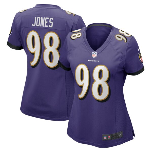 Women’s Baltimore Ravens Travis Jones Nike Purple Player Game Jersey