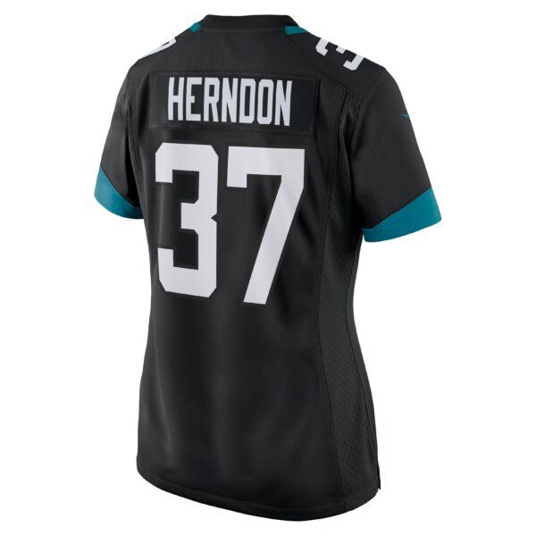 Women’s Jacksonville Jaguars Tre Herndon Nike Black Game Jersey