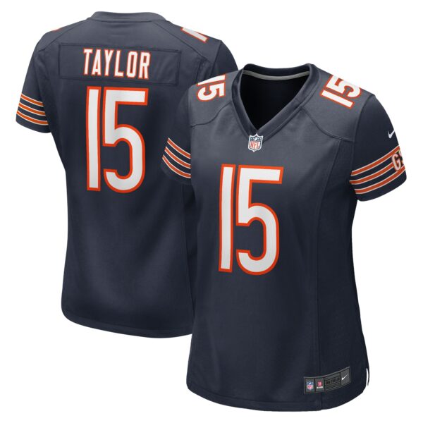 Women’s Chicago Bears Trent Taylor Nike Navy Team Game Jersey