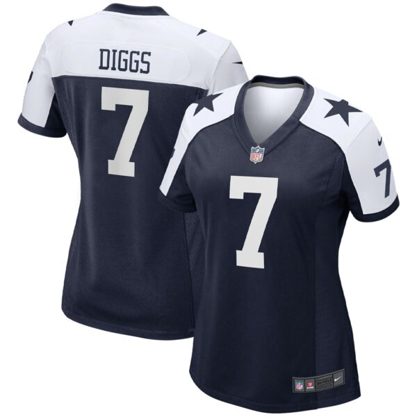 Women’s Dallas Cowboys Trevon Diggs Nike Navy Alternate Game Jersey