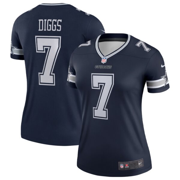 Women’s Dallas Cowboys Trevon Diggs Nike Navy Legend Jersey