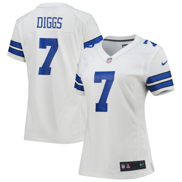 Women’s Dallas Cowboys Trevon Diggs Nike White Game Jersey