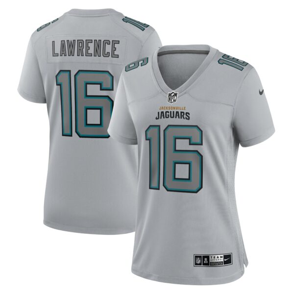 Women’s Jacksonville Jaguars Trevor Lawrence Nike Gray Atmosphere Fashion Game Jersey