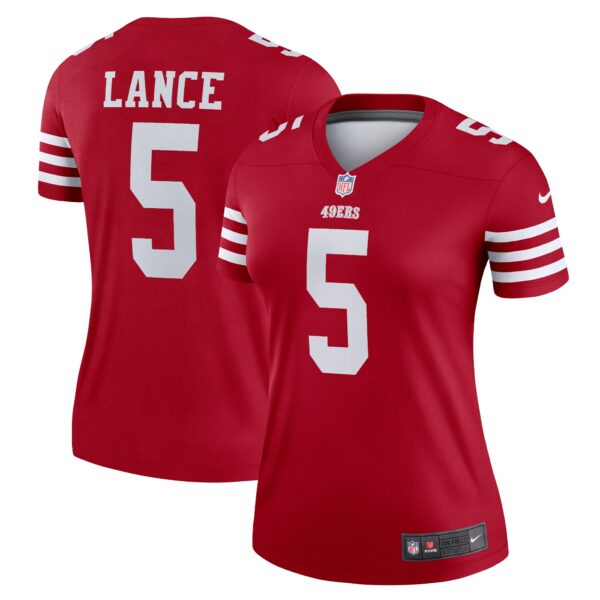 Women’s San Francisco 49ers Trey Lance Nike Scarlet Legend Jersey