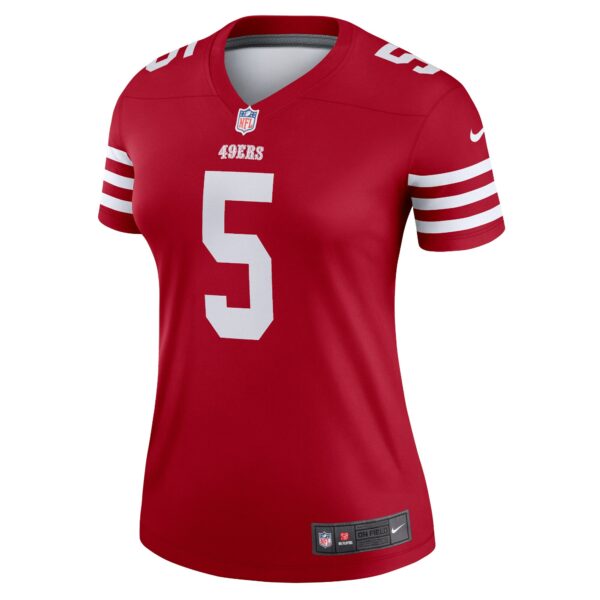 Women’s San Francisco 49ers Trey Lance Nike Scarlet Legend Jersey