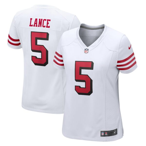 Women’s San Francisco 49ers Trey Lance Nike White Player Jersey