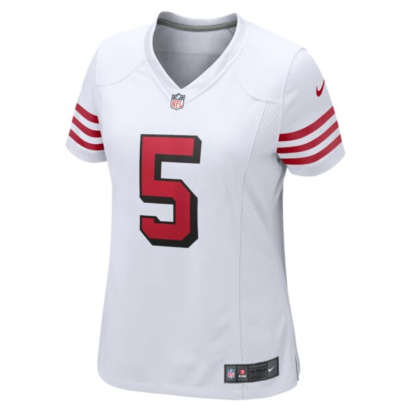 Women’s San Francisco 49ers Trey Lance Nike White Player Jersey