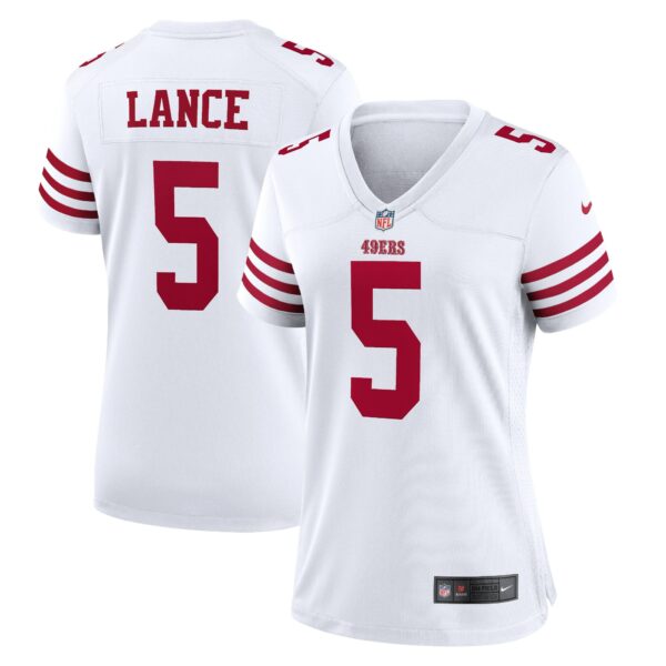 Women’s San Francisco 49ers Trey Lance Nike White Player Jersey