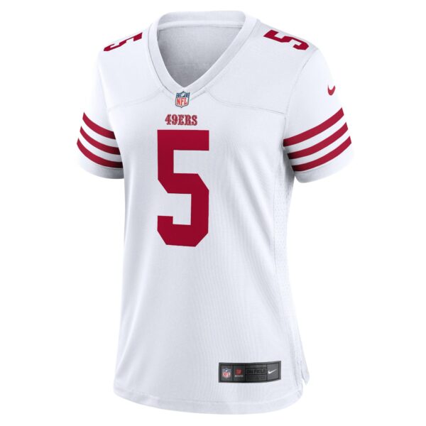 Women’s San Francisco 49ers Trey Lance Nike White Player Jersey