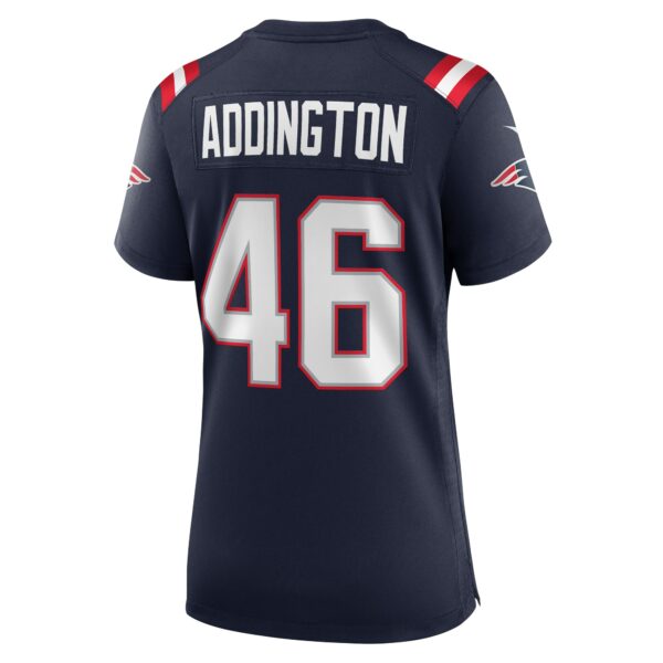 Women’s New England Patriots Tucker Addington Nike Navy Home Game Player Jersey